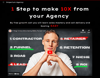 Iperium Agency sales page