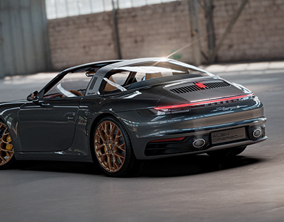 Porsche 911 Targa CGI