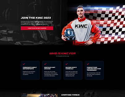 Landing Page | Kart World Championship