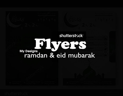 MY DESIGN FLYER RAMDAN ON SHUTTERSTOCK فلاير رمضان