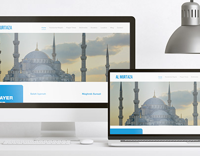 Al Murtaza Mosque Website design