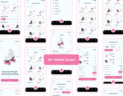 Mobile App UI Design for Themeforest
