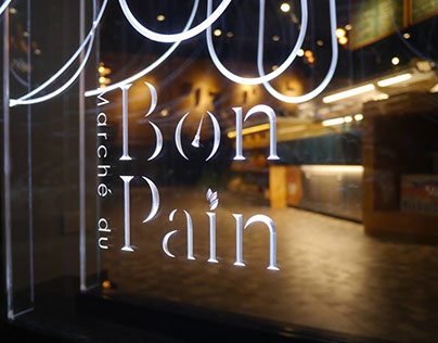 Window display design for Marché du BON PAIN -