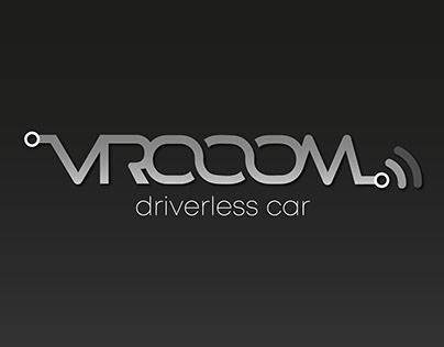 Vroom - Driverless Car Logo #dailylogochallenge