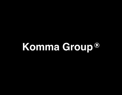 Komma Group - Brand Identity