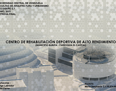CENTRO DE REHABILITACIÓN DEPORTIVA / A: S. MAITA