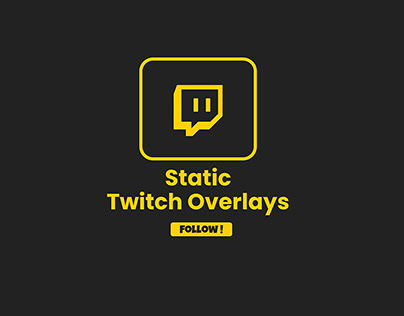 Static Twitch Overlays