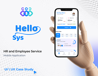 HelloSys: HR & Employee App - UI/UX Case Study