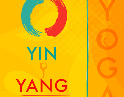 Yin Yang Yoga Poster