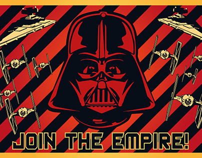 Poster del Consturctivismo Ruso (Star Wars)