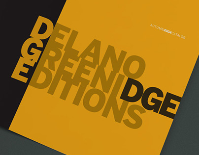 Visual identity Delano Greenidge Editions (DGE)