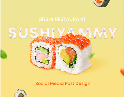 SushiYammy | Social Media Post Design