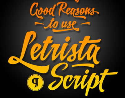 Letrista Script Typeface - Available on MyFonts