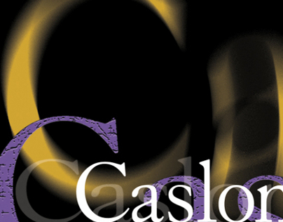 Caslon (old face) Font CD
