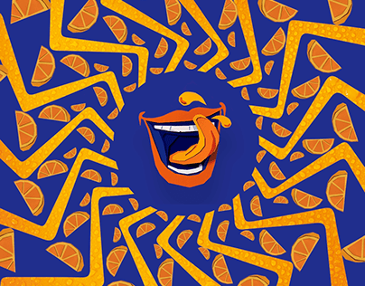SMM Gif animations made for Fanta orange