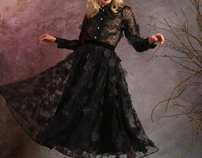 Ahava Dress - Black - BTK Collection