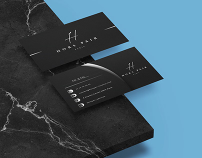 Project thumbnail - Hors Pair Business Card Design