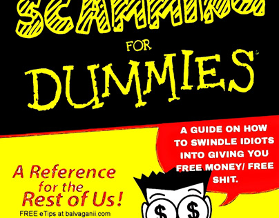 Scamming For Dummies Front Page For Balvaganii.
