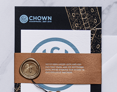 Chown Party Invite Design and Photography
