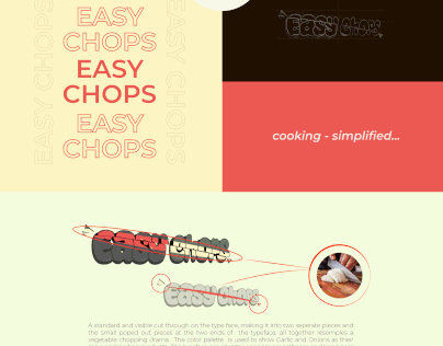 Project thumbnail - "Easy Chops" Logo Design
