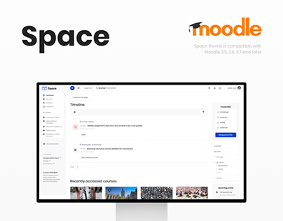 Space - Awesome Moodle Theme