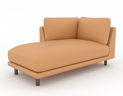 3D Lather Sofa texturing