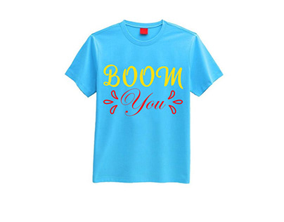 Boom you t-shirt design
