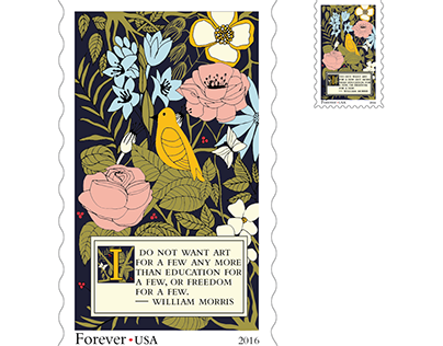 William Morris Commemorative Stamp