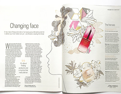 Sunday Times Magazine - Shiseido