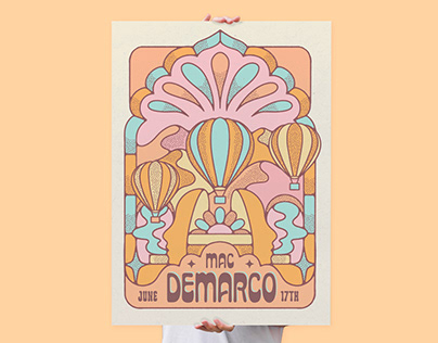 Mac Demarco Gig Poster Design