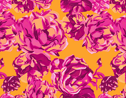 Abstract florals for the greek brand Ciel Concept