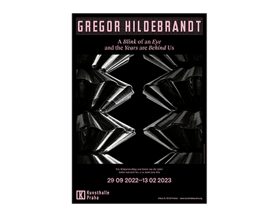 Gregor Hildebrandt – exhibition visual identity
