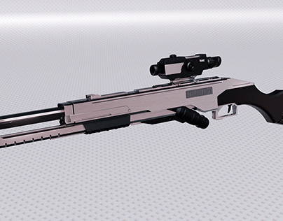 Gun 01 (sniper rifle) sci-fi mode