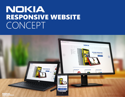 Nokia responsive website concept