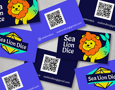 Sea Lion Dice Branding