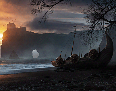 The Old Sea | MATTE PAINTING