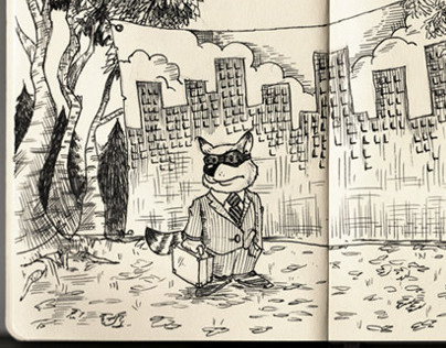 Sketchbook Raccoon