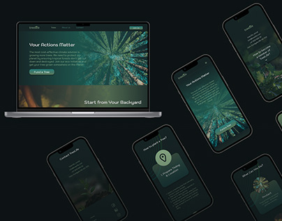 TreeLife - Web Design, UX/UI, brand design