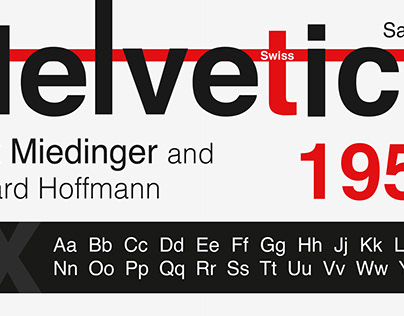 Helvetica Typographic Poster