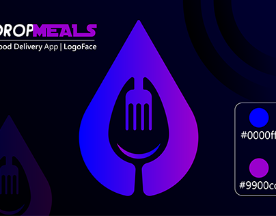 DROPMEALS | Logoface | Brand Identity | Food Delivery