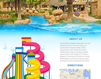 Lost Paradise- Water Theme park Website