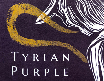 Tyrian Purple - Letterpress Poster