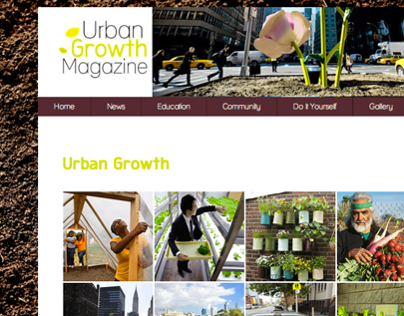 Urban Gardening Magazine Website