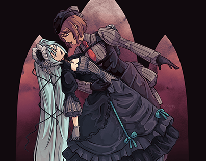 Vampire Couple Illustration (2023)