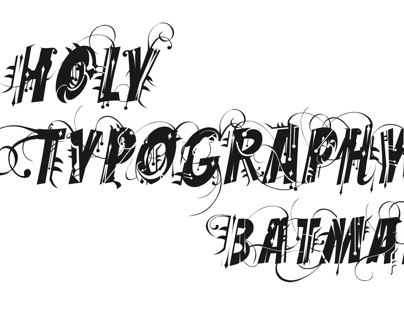Mixed Type: Holy Typography Batman