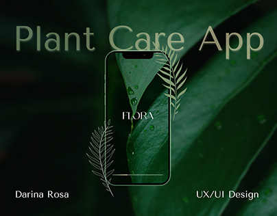 Plant Care App UX/UI Concept