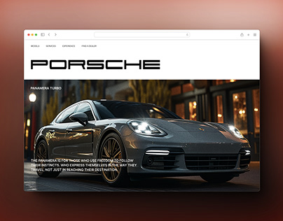 Porsche - Landing Design