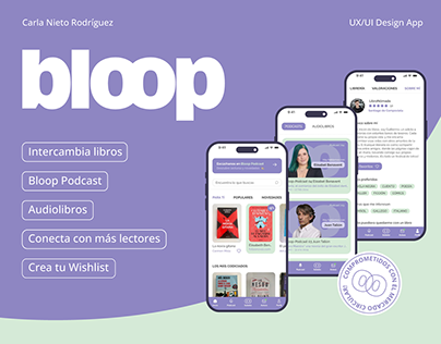 Bloop | App mobile | UX/UI Design | Prototype