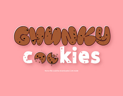 Chunky Cookies Brand design, social media/ads concept
