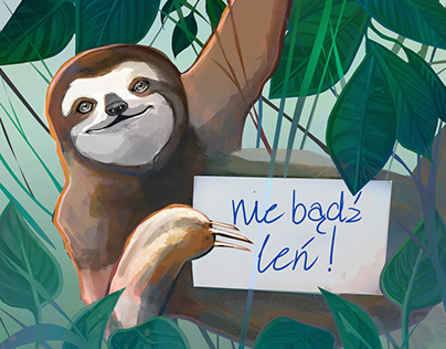 sloth poster